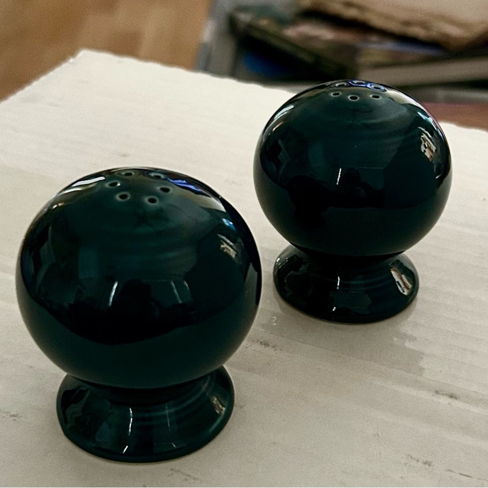 Fiestaware Juniper Ball Salt & Peppers Shaker Set Retired Color (200O-2001)